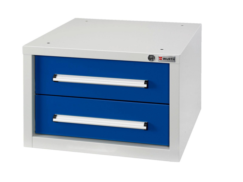 Schubladenkasten BASIC SLSHRNK-BASIC-USK2-RAL5010/RAL7035