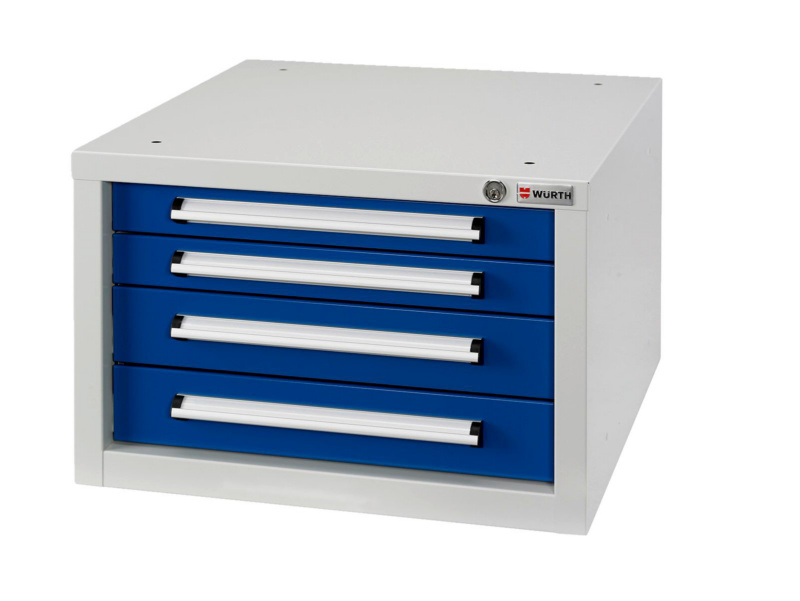 Schubladenkasten BASIC SLSHRNK-BASIC-USK4-RAL5010/RAL7035
