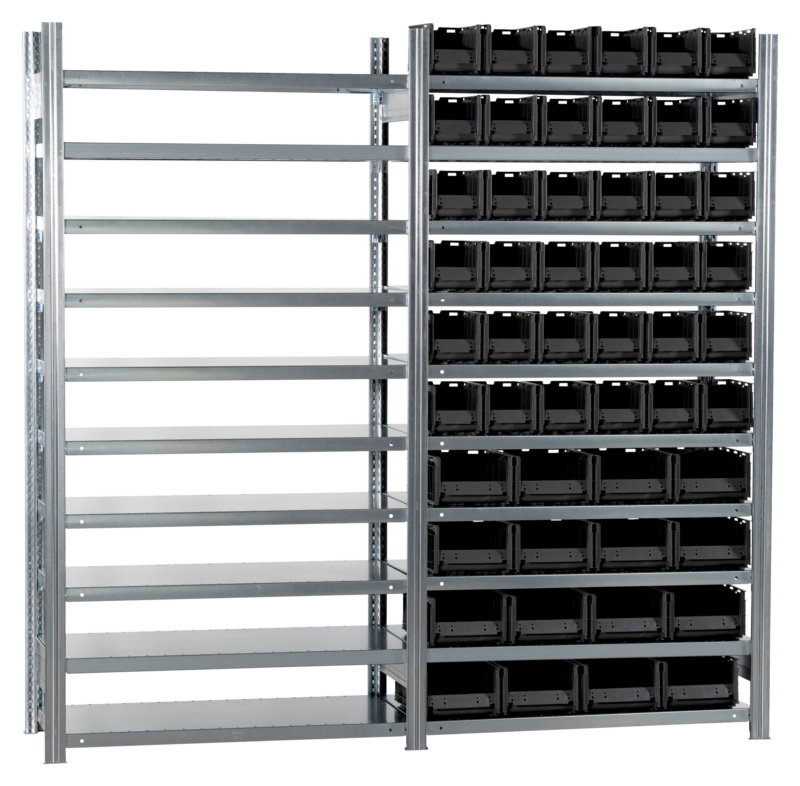 Steckregal Basic für System-Lagerboxen