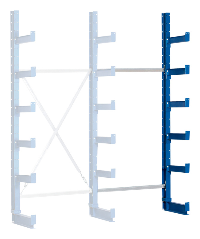 Kragarmregal verstellbar KRAGARMRGL-ANBAU-2500X1000X500MM
