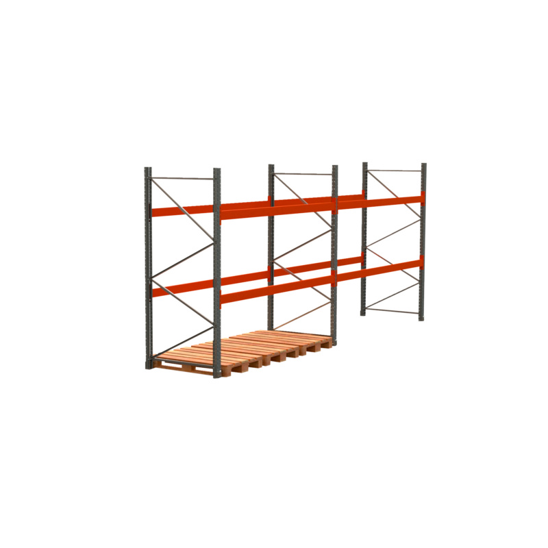 Palettenregal-Set PALTRGL-SET2-3500X5655X1100MM