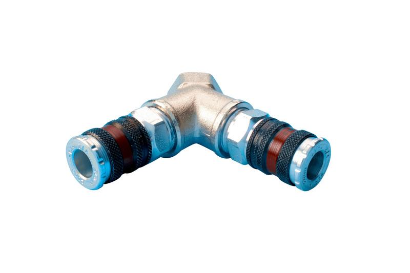 Druckluft-Mehrfachverteiler Y-Verteiler R 1/2"