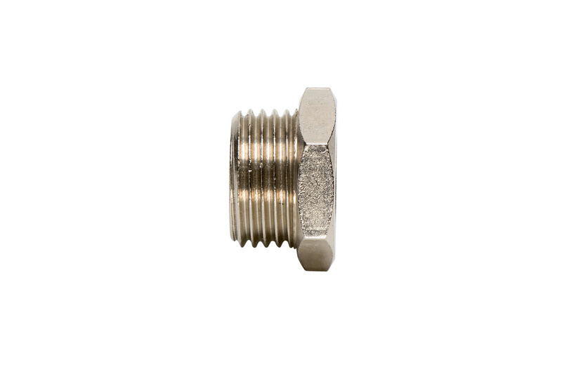 Reduziernippel 1/2"BSP MX 1/4"BSP F