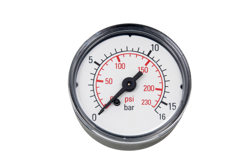 Manometer für Druckluft-Wartungseinheit Baugröße 2