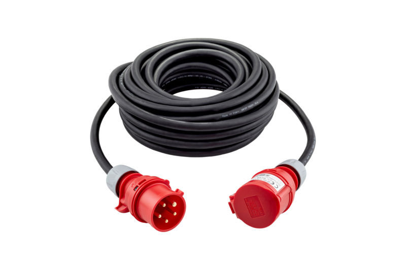 CEE-Verlängerungsleitung VERLLTG-CEE-(H07RN-F5G6,0)-32A-400V-15M
