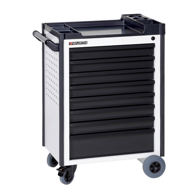 Werkstattwagen Compact WRKSTWG-TLSYS-C8-TOP-R7035
