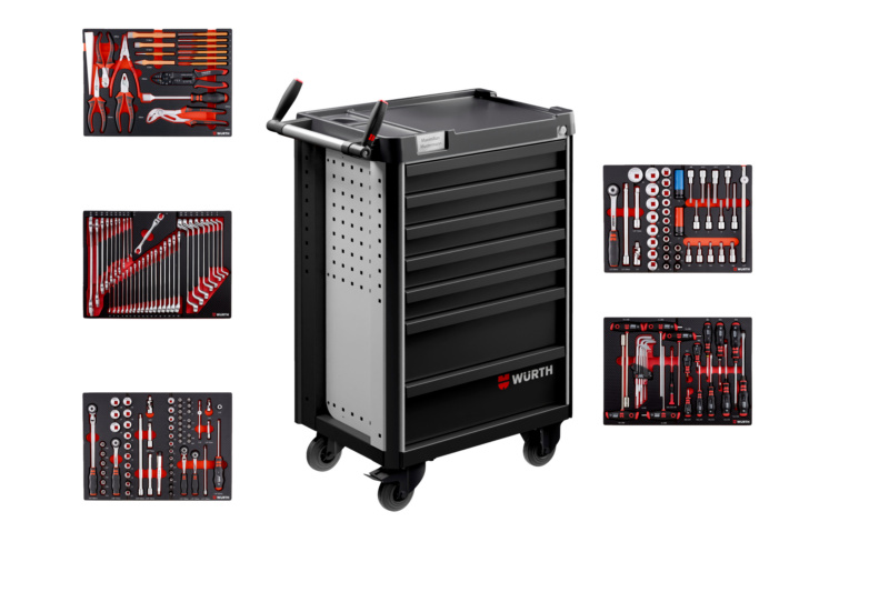 System-Werkstattwagen Pro 8.4 bestückt WRKSTWG-7SL-BESTK-VW/AUDI-R7047