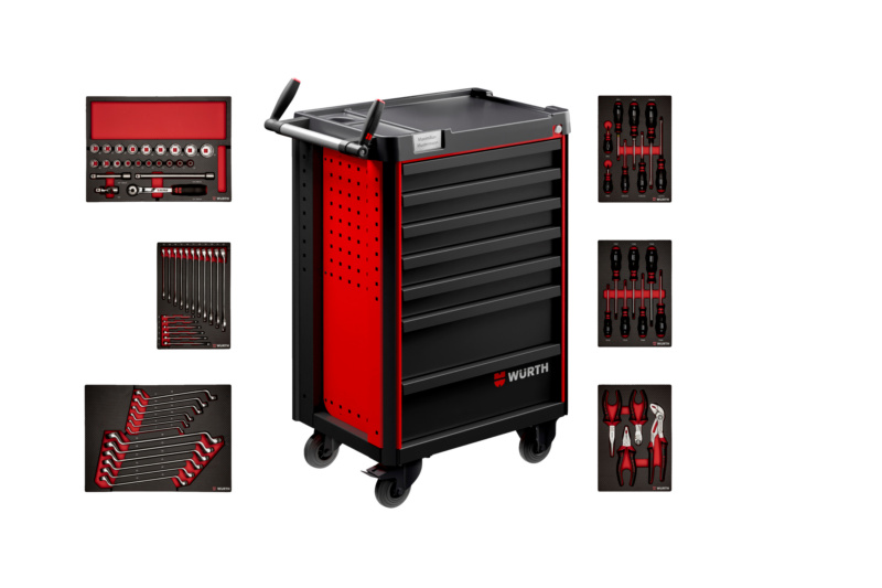 System-Werkstattwagen Pro 8.4 bestückt WRKSTWG-PRO-8.4-7SL-BESTUECKT-R3020