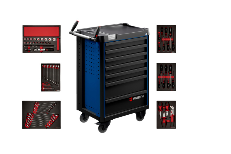 System-Werkstattwagen Pro 8.4 bestückt WRKSTWG-PRO-8.4-7SL-BESTUECKT-R5010