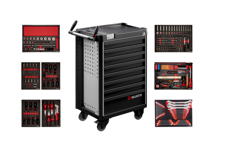 System-Werkstattwagen Pro 8.4 bestückt WRKSTWG-PRO8.4-8SL-BESTK-HONDA-R7047