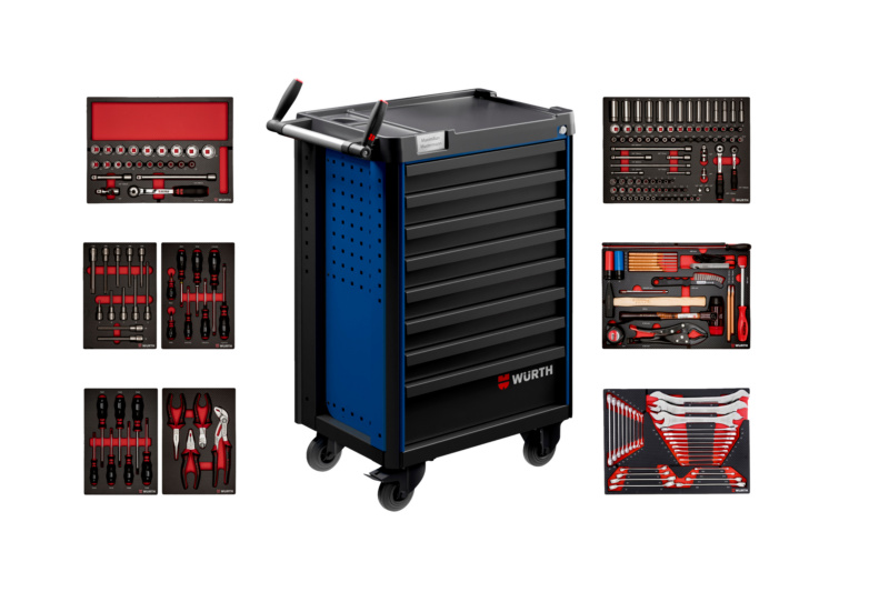 System-Werkstattwagen Pro 8.4 bestückt WRKSTWG-PRO8.4-8SL-BESTK-HONDA-R5010