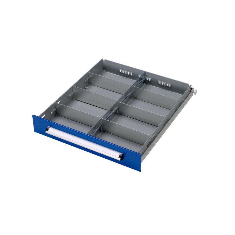 Schubladen-Einteilungs-Set BASIC RW, 8-fach SL-EINTLNGSET-F.MNTGWG-8FCH-KH70