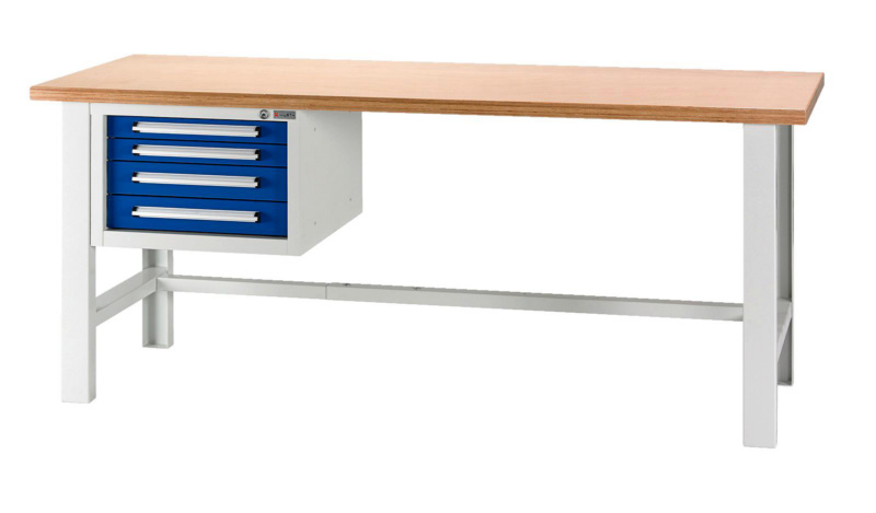 Werkbank BASIC WUSK, fix WRKBANK-STA-BASIC-WUSK1/4-FIX-2000MM