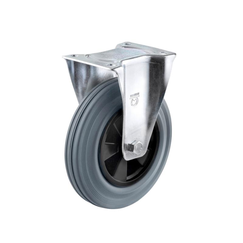 Bockrolle BOCKROLL-F.TRAN-VOLLGU-SPURL-160MM