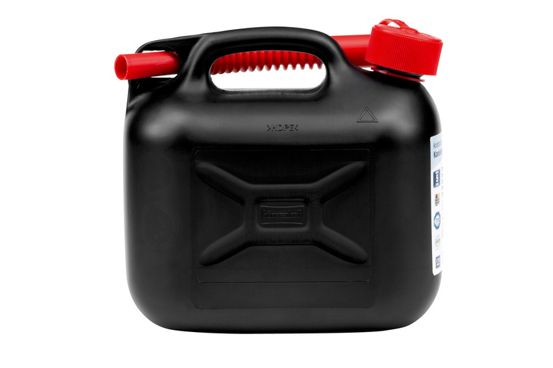 Kraftstoffkanister 5 Liter KFTSTKANI-SCHW-2AUSLAUFROHRE-5LTR