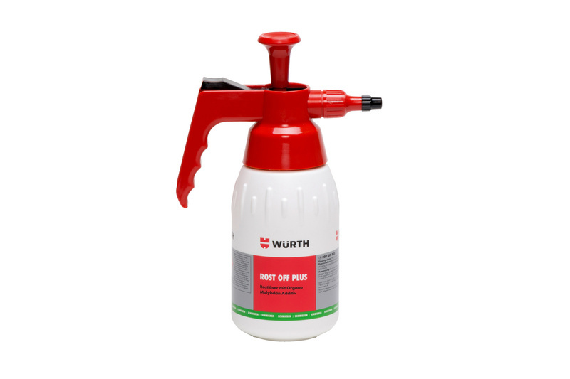 Pumpsprühflasche bedruckt, unbefüllt PUMPSPRFLASH-ROST-OFF-PLUS-LEER-1LTR