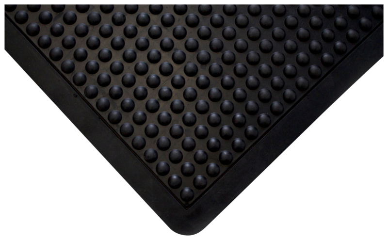 Anti-Ermüdungsmatte mit Noppen erweiterbar BODMAT-NOP-SCHWARZ-NITRIL-MODUL-ENDE