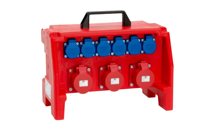 Kunststoff-Steckdosenverteiler WSDV+ STROMVERT-KST-WSDV1PLUS