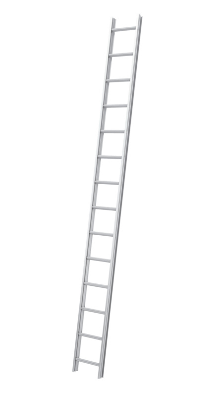 Dach-Montageleiter DMNTGLEI-ALU-NATUR-14SPRO-393CM