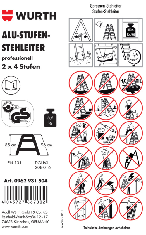 Artikel-Aufkleber ETIK-(F.STEHLEI-0962931504)-PVC