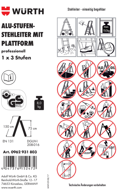 Artikel-Aufkleber ETIK-(F.STEHLEI-0962931803)-PVC