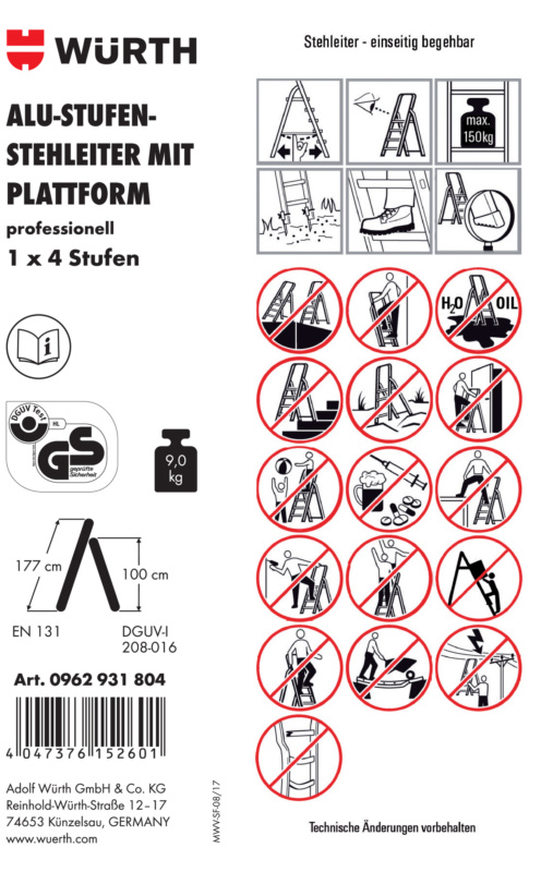 Artikel-Aufkleber ETIK-(F.STEHLEI-0962931804)-PVC
