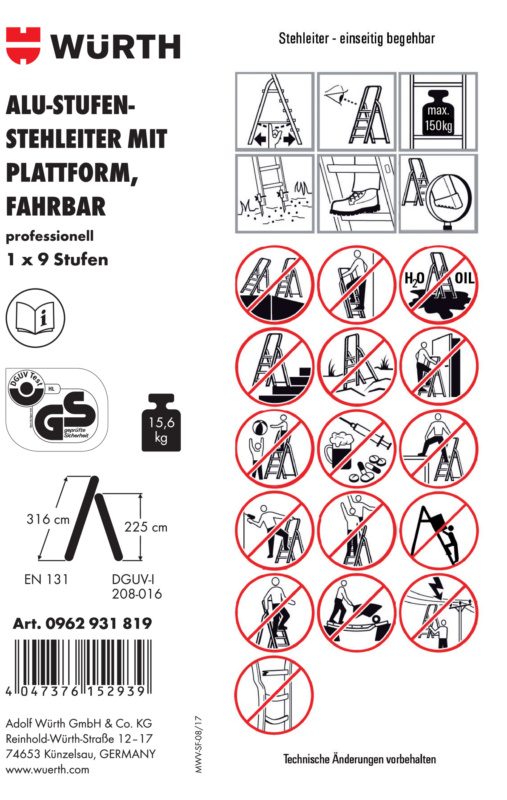 Artikel-Aufkleber ETIK-(F.STEHLEI-0962931819)-PVC