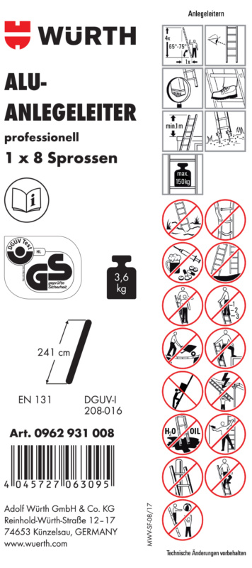 Artikel-Aufkleber ETIK-(F.ANLEGLEI-0962931008)-PVC