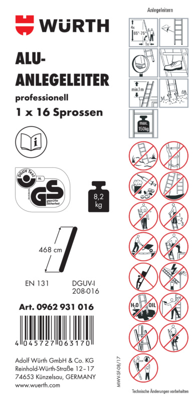 Artikel-Aufkleber ETIK-(F.ANLEGLEI-0962931016)-PVC