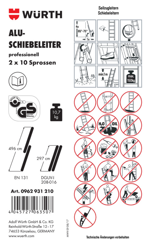 Artikel-Aufkleber ETIK-(F.SHIEBLEI-0962931210)-PVC