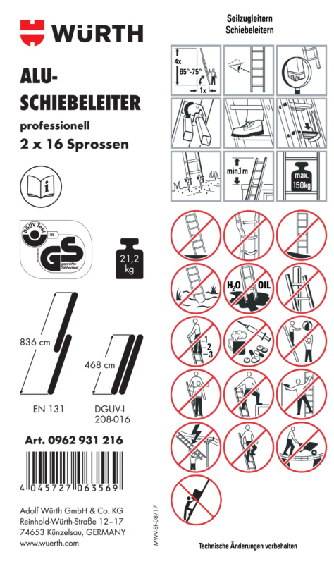 Artikel-Aufkleber ETIK-(F.SHIEBLEI-0962931216)-PVC