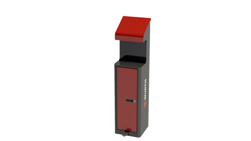 Hand-Desinfektionsstation DESINFSTA-HAND-300MM-RAL7043/3020
