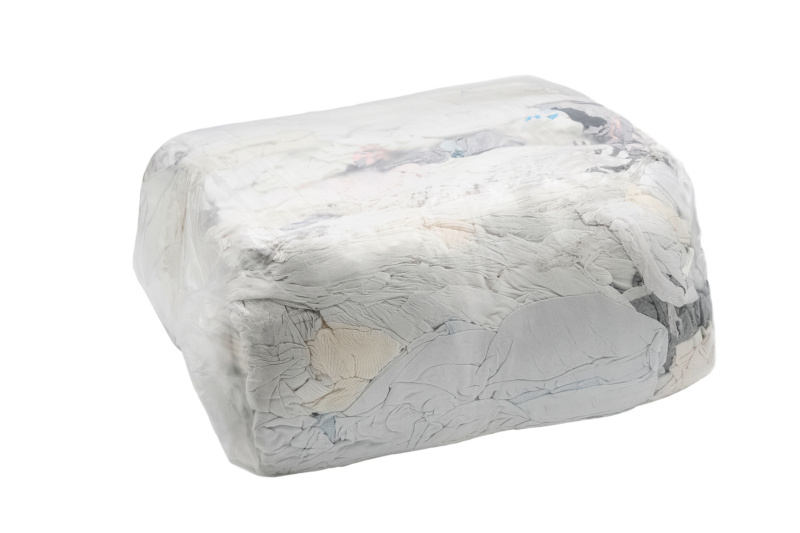 Putzlappen Mischgewebe PULAPP-(WEISS-SORTIERT)-SACK-10KG
