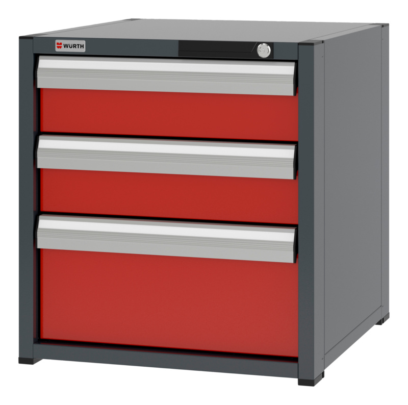 System-Schubladenschrank 8.6 - 574x603 mm SLSHRNK-8.6-H615-3SL-RAL3020