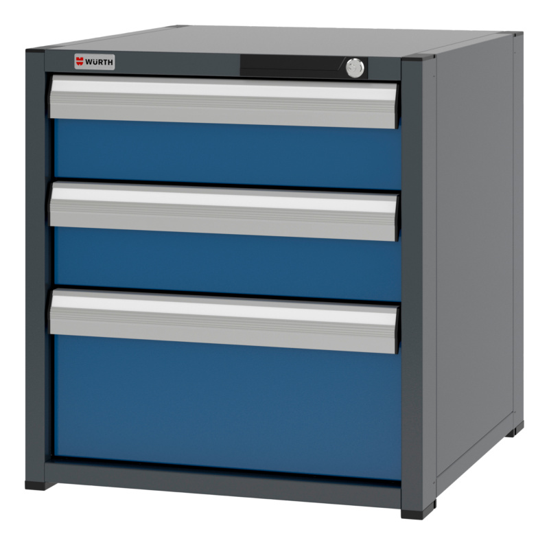 System-Schubladenschrank 8.6 - 574x603 mm SLSHRNK-8.6-H615-3SL-RAL5010