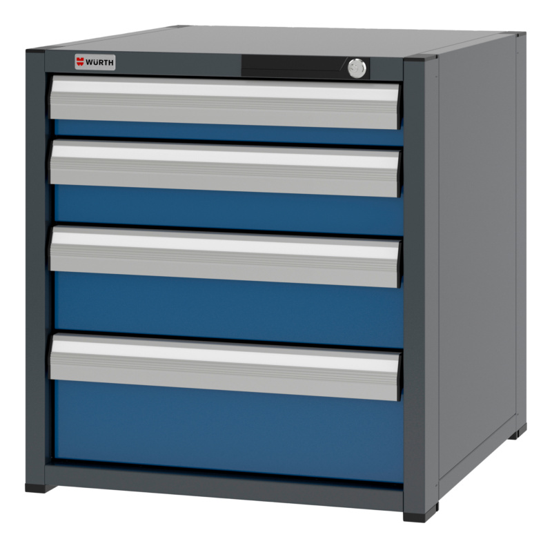 System-Schubladenschrank 8.6 - 574x603 mm SLSHRNK-8.6-H615-4SL-RAL5010