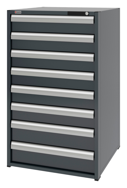 System-Schubladenschrank 12.8 - 805x770 mm SLSHRNK-12.8-H1335-8SL-RAL7016