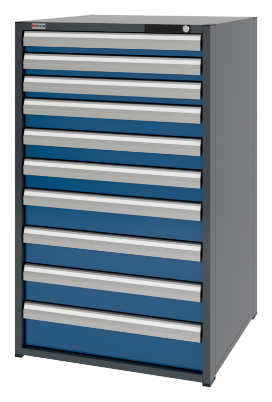 System-Schubladenschrank 12.8 - 805x770 mm SLSHRNK-12.8-H1335-10SL-RAL5010
