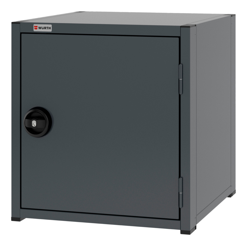 System-Flügeltürenschrank 8.6 - 574x603 mm FLGTRSHRNK-8.6-H615-1FACHBO-RAL7016