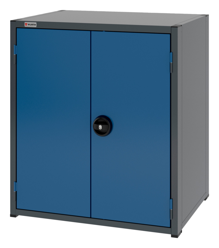 System-Flügeltürenschrank 12.6 - 805x603 mm FLGTRSHRNK-12.6-H915-2FACHBO-RAL5010