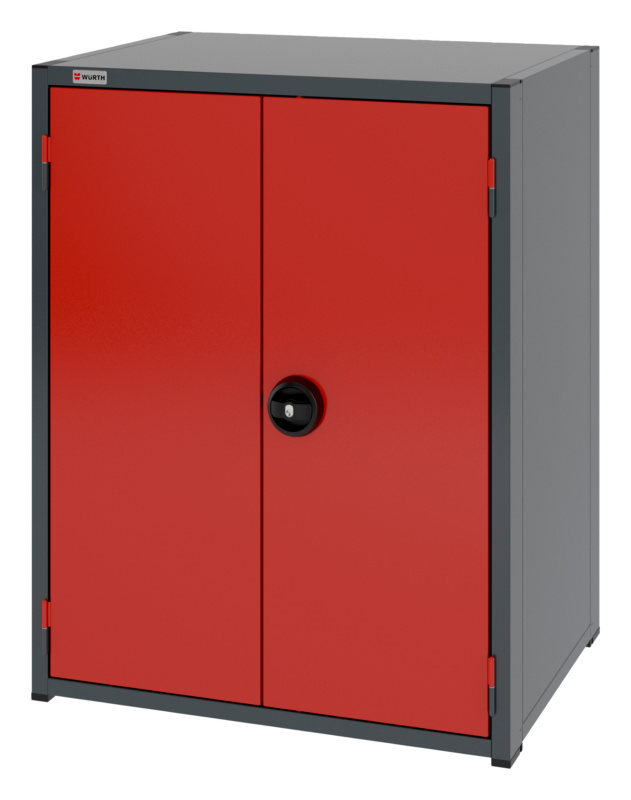 System-Flügeltürenschrank 12.6/805x603mm FLGTRSHRNK-12.6-H1035-2FACHBO-RAL3020