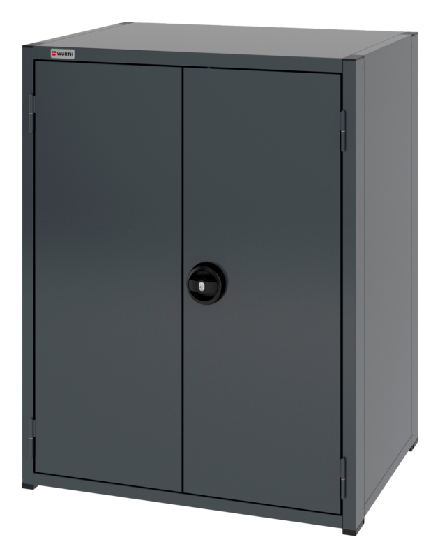 System-Flügeltürenschrank 12.6/805x603mm FLGTRSHRNK-12.6-H1035-2FACHBO-RAL7016