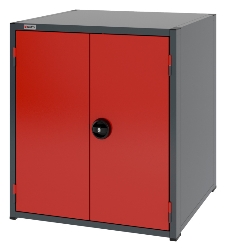System-Flügeltürenschrank 12.8 - 805x770 mm FLGTRSHRNK-12.8-H915-2FACHBO-RAL3020