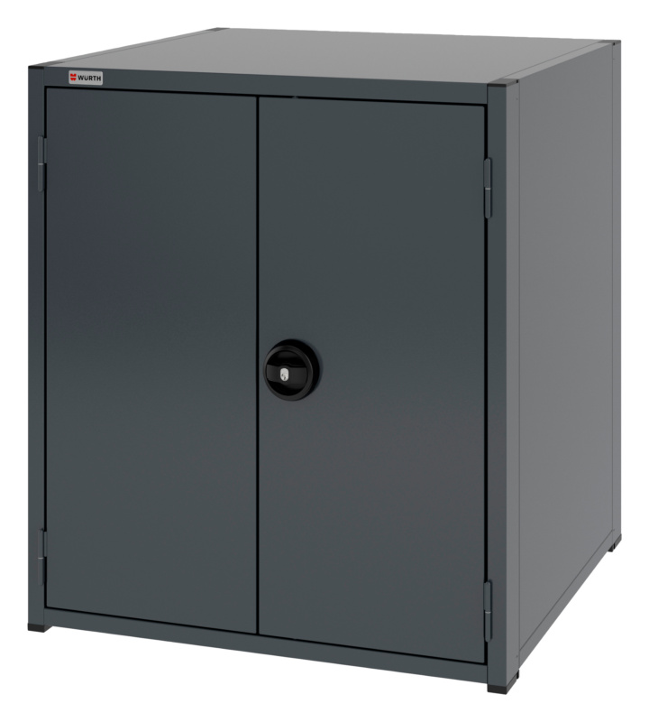 System-Flügeltürenschrank 12.8 - 805x770 mm FLGTRSHRNK-12.8-H915-2FACHBO-RAL7016