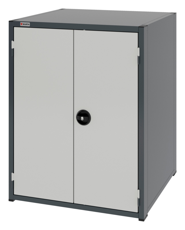 System-Flügeltürenschrank 12.8/805x770mm FLGTRSHRNK-12.8-H1035-2FACHBO-RAL7035
