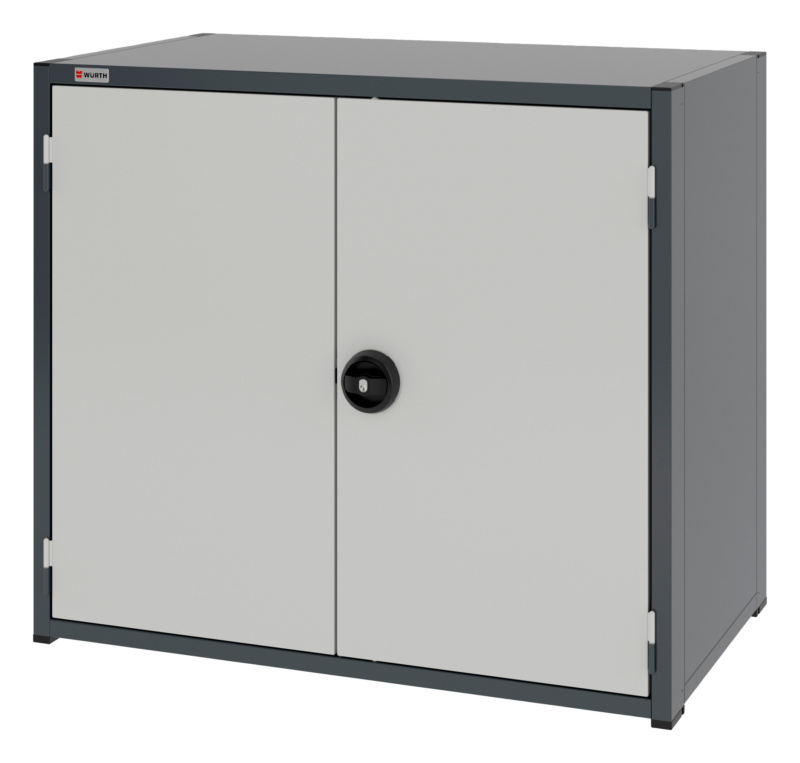 System-Flügeltürenschrank 16.6/1037x603mm FLGTRSHRNK-16.6-H915-2FACHBO-RAL7035