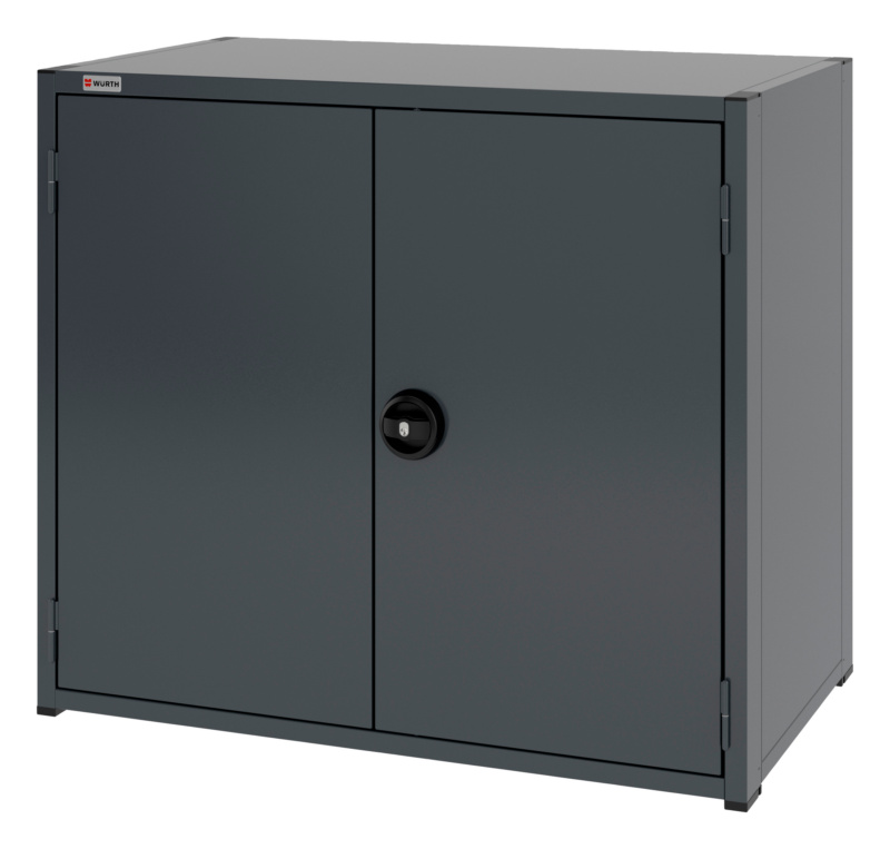 System-Flügeltürenschrank 16.6/1037x603mm FLGTRSHRNK-16.6-H915-2FACHBO-RAL7016