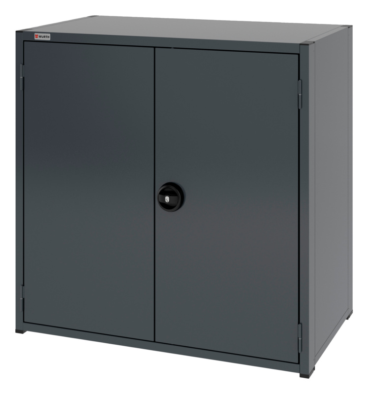 System-Flügeltürenschrank 16.6/1037x603mm FLGTRSHRNK-16.6-H1035-2FACHBO-RAL7016