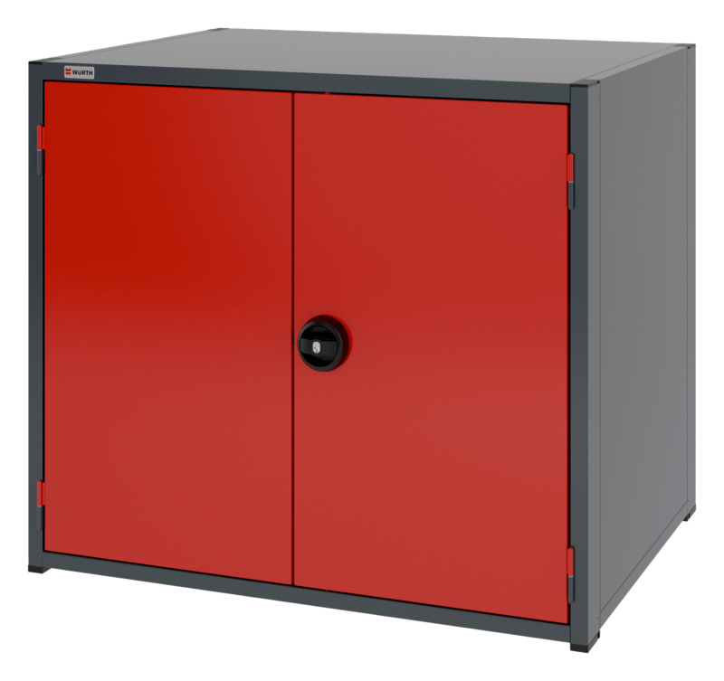 System-Flügeltürenschrank 16.8/1037x770mm FLGTRSHRNK-16.8-H915-2FACHBO-RAL3020
