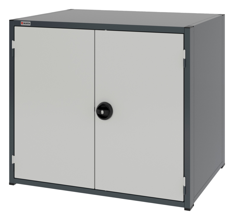 System-Flügeltürenschrank 16.8/1037x770mm FLGTRSHRNK-16.8-H915-2FACHBO-RAL7035